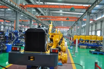 Wheel loader assembly line