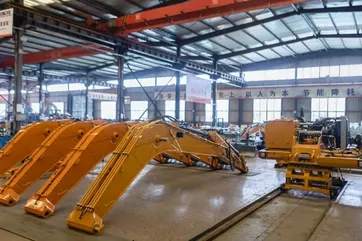 Boom manufacturing area