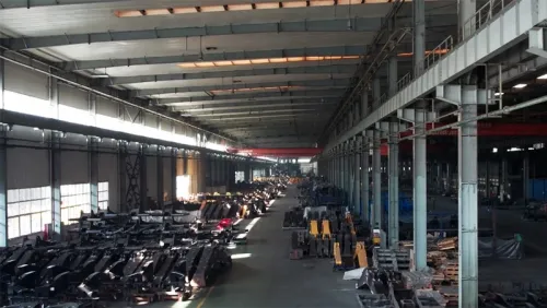 Workshop of Structural Parts for Construction Machinery