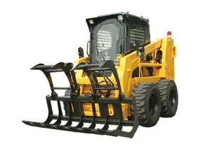 Grapple bucket (for handling loose materials like forage, silage, straw, and branches)